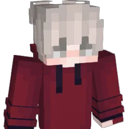Defficial Minecraft avatar bust