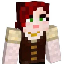 Delilia Minecraft avatar bust