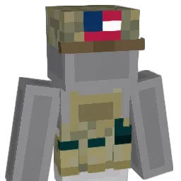Demacratic Minecraft avatar bust