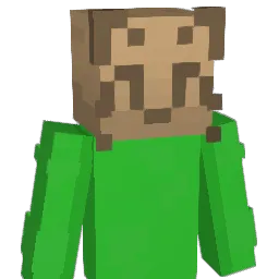 Denkender Minecraft avatar bust