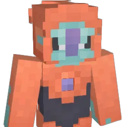 Deoxys Minecraft avatar bust