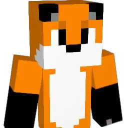 DiamondTheFox Minecraft avatar bust
