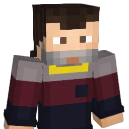 Diamondfinger Minecraft avatar bust