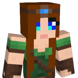 DiamondminerGal Minecraft avatar bust
