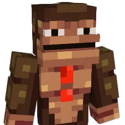 DillyDomino Minecraft avatar bust