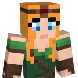 Dinata Minecraft avatar bust
