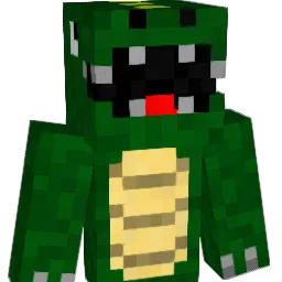 DinoHDD Minecraft avatar bust