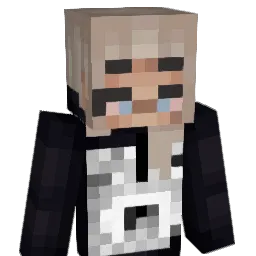 Dinopopper Minecraft avatar bust