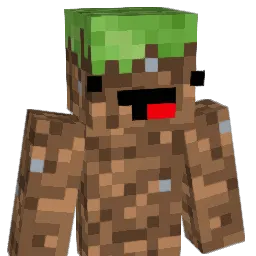 DirtIsDumb Minecraft avatar bust