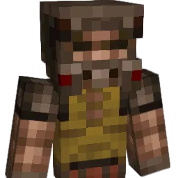 Dirtgod Minecraft avatar bust