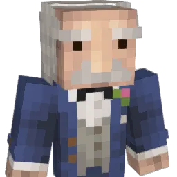 Diskmaskinen Minecraft avatar bust