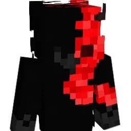 Dividied Minecraft avatar bust
