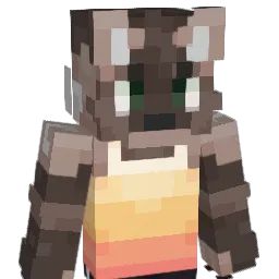 DixxyPaw Minecraft avatar bust