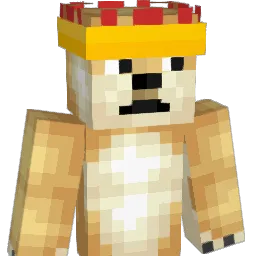 DogeKingGM Minecraft avatar bust