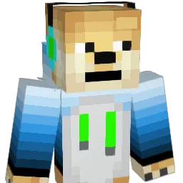 Dogecat1234 Minecraft avatar bust