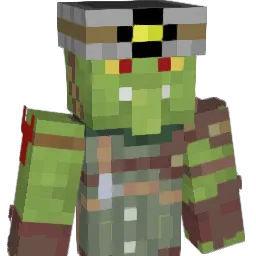 Dogfried Minecraft avatar bust