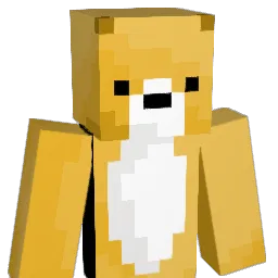Doggotistic Minecraft avatar bust