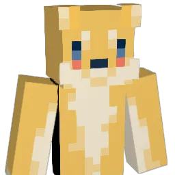 Doggychow Minecraft avatar bust