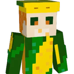 DoomedCornKing Minecraft avatar bust
