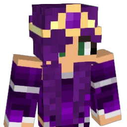 Dottled Minecraft avatar bust