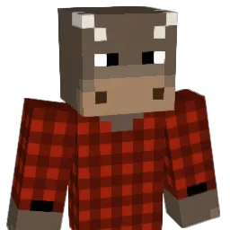 Double0M00P Minecraft avatar bust