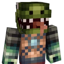 DoubleDirtNinja Minecraft avatar bust