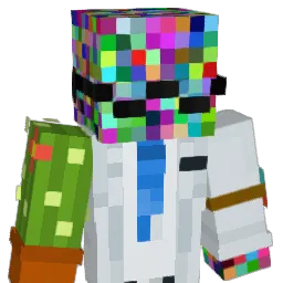DrQuark Minecraft avatar bust
