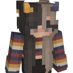 DragonPopX Minecraft avatar bust