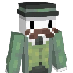 Drawn_ Minecraft avatar bust