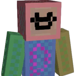 Drewbigan Minecraft avatar bust