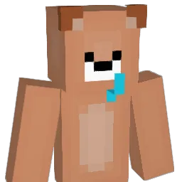 Droolbear Minecraft avatar bust