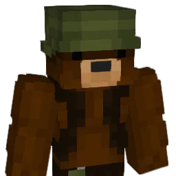 Dubble14 Minecraft avatar bust