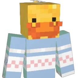 Duckception Minecraft avatar bust