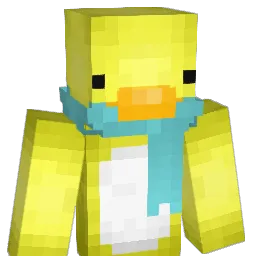DuckyBananas Minecraft avatar bust