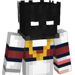 Dummied Minecraft avatar bust