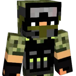 E418 Minecraft avatar bust