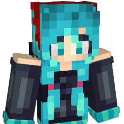 EXGMiku Minecraft avatar bust