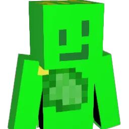 EZQLIME Minecraft avatar bust