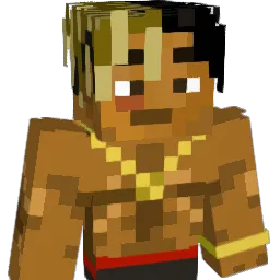 Ebony2D Minecraft avatar bust