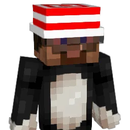 Efterbliven Minecraft avatar bust