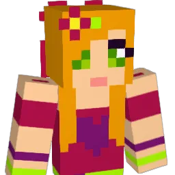 Elodie7 Minecraft avatar bust