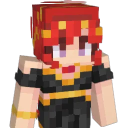 Elovira Minecraft avatar bust