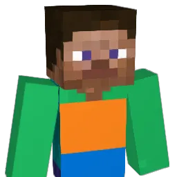 EmeraldNerf Minecraft avatar bust