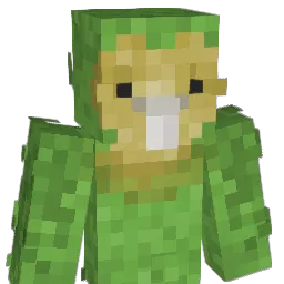 EmeraldPerson Minecraft avatar bust