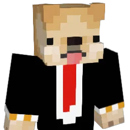 Emerdog Minecraft avatar bust