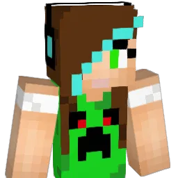 Emilymclover Minecraft avatar bust