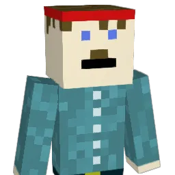 EmptyBeanHead Minecraft avatar bust