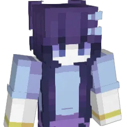 Etherealized Minecraft avatar bust
