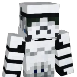 Etrooperet Minecraft avatar bust