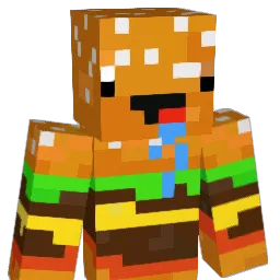 ExplodingBurg Minecraft avatar bust